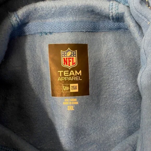 Men's New Era Los Angeles Chargers Hooded Sweatshirt - Picture 3 of 5